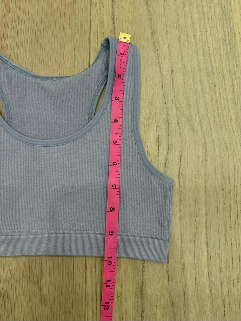 GAP Ribbed Scoop & Racerback Crop Bras - Beige and Lavender